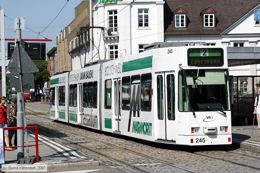 Deutschland Stra Enbahn Freiburg Im Breisgau Triebwagen