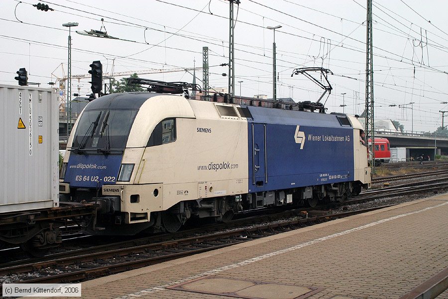 Wiener Lokalbahnen - ES64U2-022
/ Bild: wlbes64u2022_bk0607290036.jpg