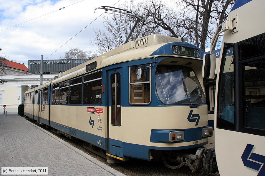 Wiener Lokalbahn - 4-101
/ Bild: wlb101_bk1103140132.jpg Wiener Lokalbahn - 4-101
/ Bild: wlb101_bk1103140132.jpg