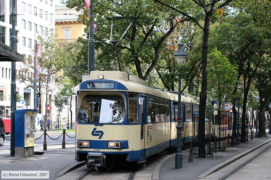 Wiener Lokalbahn - 4-113
/ Bild: wlb113_bk0708100279.jpg