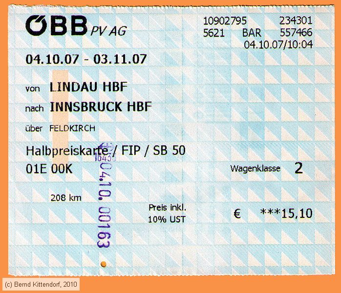 ÖBB - Fahrkarte
/ Bild: oebb_fk20071004e.jpg