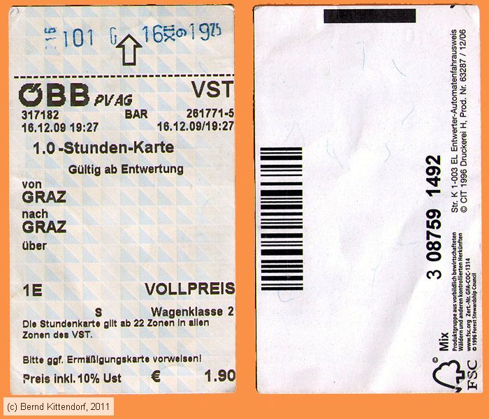 ÖBB - Fahrkarte
/ Bild: oebb_fk20091216graz.jpg