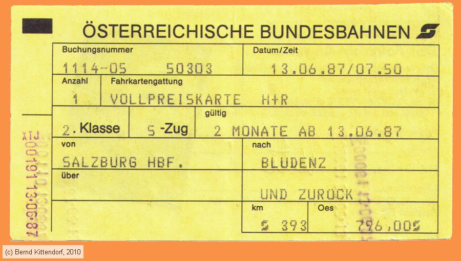 ÖBB - Fahrkarte
/ Bild: oebb_fk19870613v.jpg