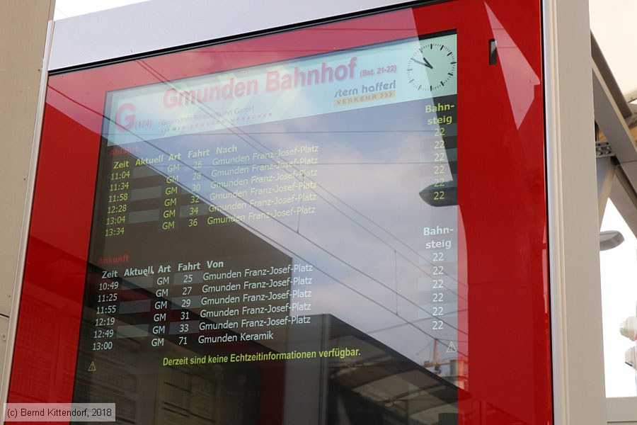 Straßenbahn Gmunden - Anlagen
/ Bild: traunseeanlagen_bk1808200051.jpg