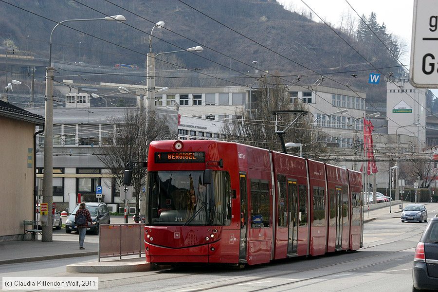 Straßenbahn Innsbruck - 311
/ Bild: innsbruck311_cw1103270118.jpg