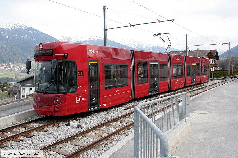 Straßenbahn Innsbruck - 326
/ Bild: innsbruck326_bk1103270192.jpg