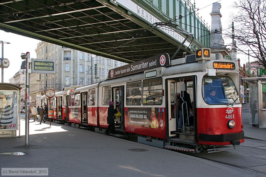 Wien - Straßenbahn - 4003
/ Bild: wien4003_bk1002270011.jpg