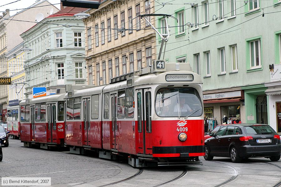 Wien - Stra&szlig;enbahn - 4009
/ Bild: wien4009_bk0708100127.jpg
