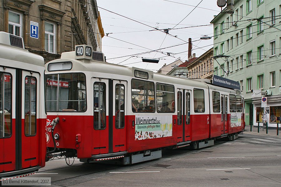 Wien - Straßenbahn - 4018
/ Bild: wien4018_bk0708100126.jpg