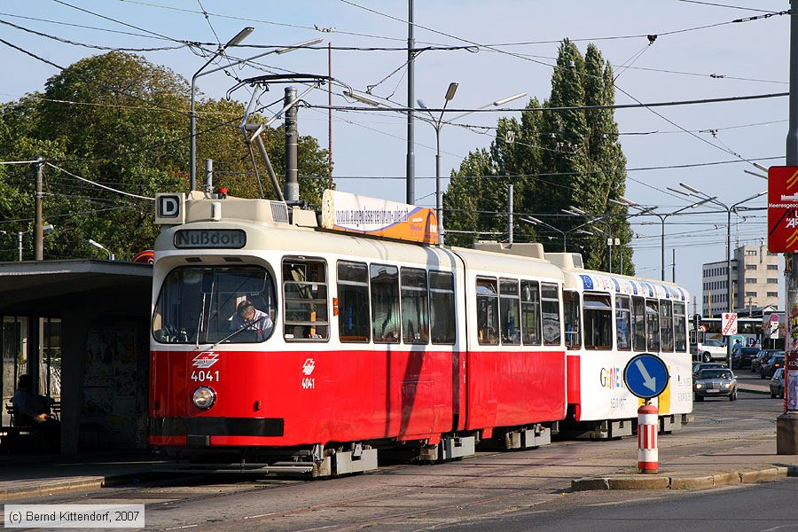 Wien - Stra&szlig;enbahn - 4041
/ Bild: wien4041_bk0708100380.jpg