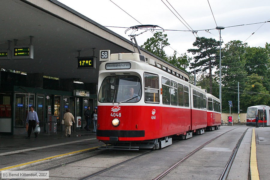 Wien - Straßenbahn - 4048
/ Bild: wien4048_bk0708110031.jpg