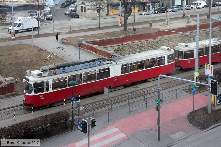 Wien - Straßenbahn - 4055
/ Bild: wien4055_bk1702230005.jpg Wien - Straßenbahn - 4055
/ Bild: wien4055_bk1702230005.jpg