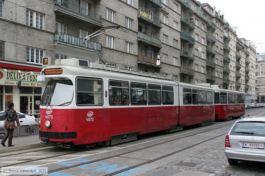 Wien - Stra&szlig;enbahn - 4070
/ Bild: wien4070_bk1103190252.jpg