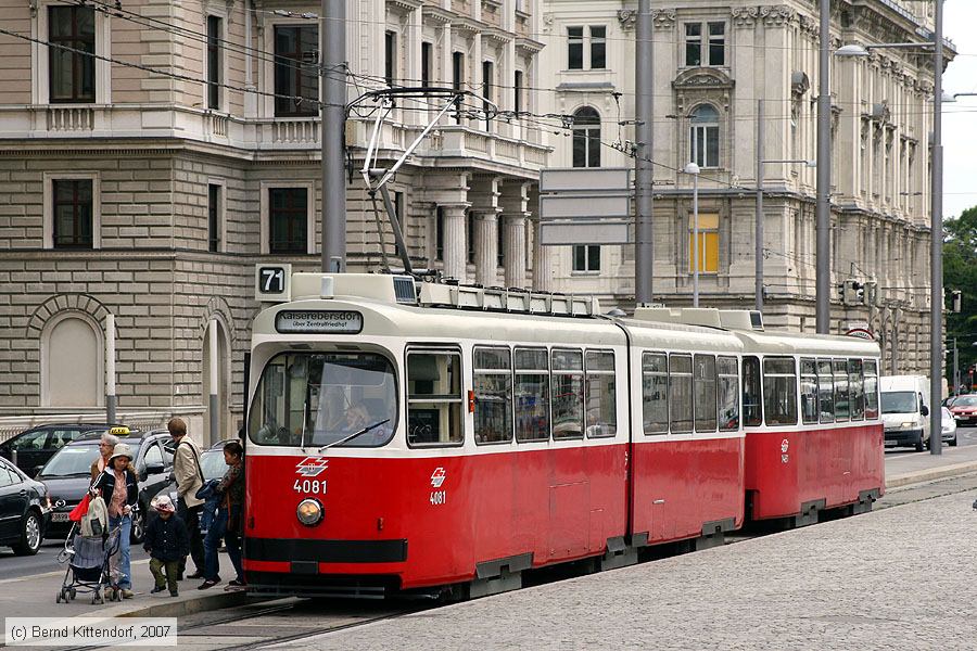 Wien - Straßenbahn - 4081
/ Bild: wien4081_bk0708100267.jpg