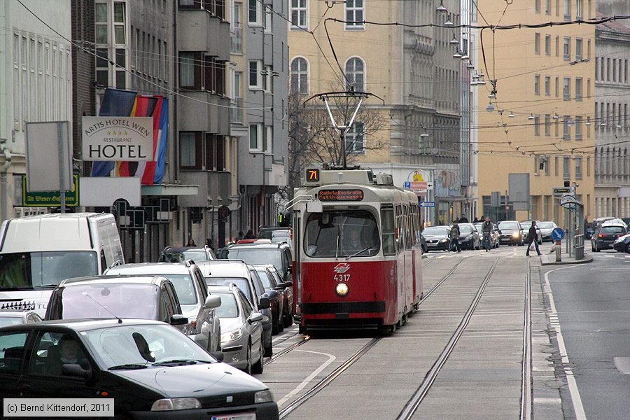 Wien - Straßenbahn - 4317
/ Bild: wien4317_bk1103190230.jpg