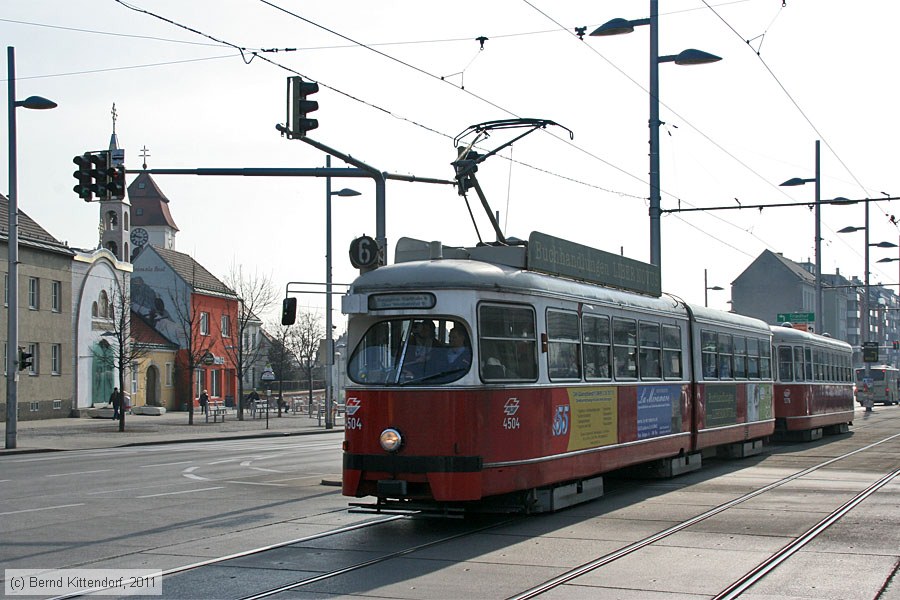 Wien - Straßenbahn - 4504
/ Bild: wien4504_bk1103150043.jpg