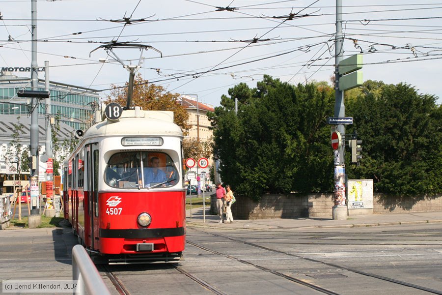 Wien - Straßenbahn - 4507
/ Bild: wien4507_bk0708100328.jpg