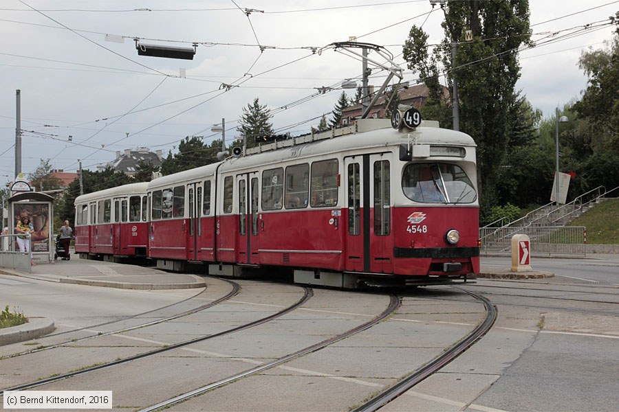 Wien - Straßenbahn - 4548
/ Bild: wien4548_bk1608290073.jpg Wien - Straßenbahn - 4548
/ Bild: wien4548_bk1608290073.jpg