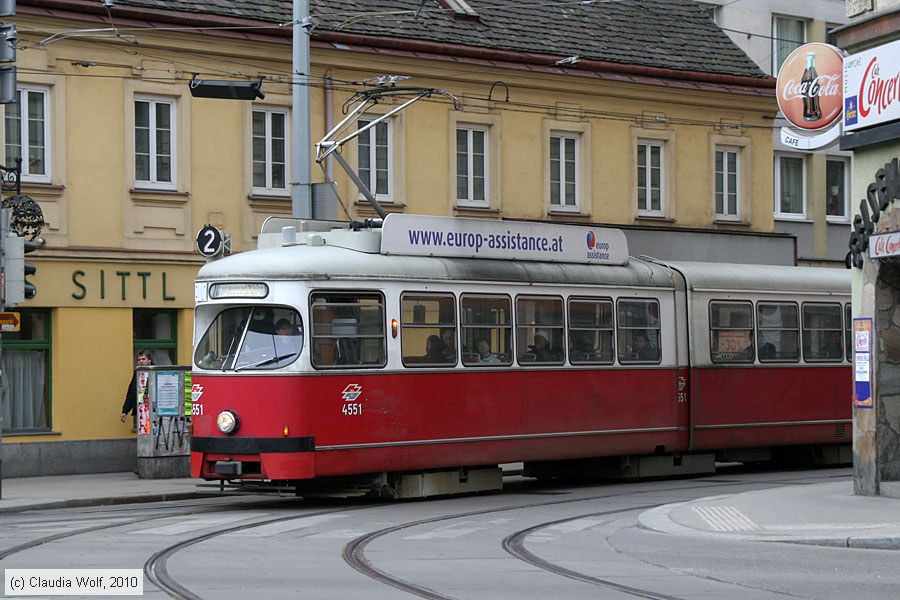 Wien - Straßenbahn - 4551
/ Bild: wien4551_cw1002260093.jpg