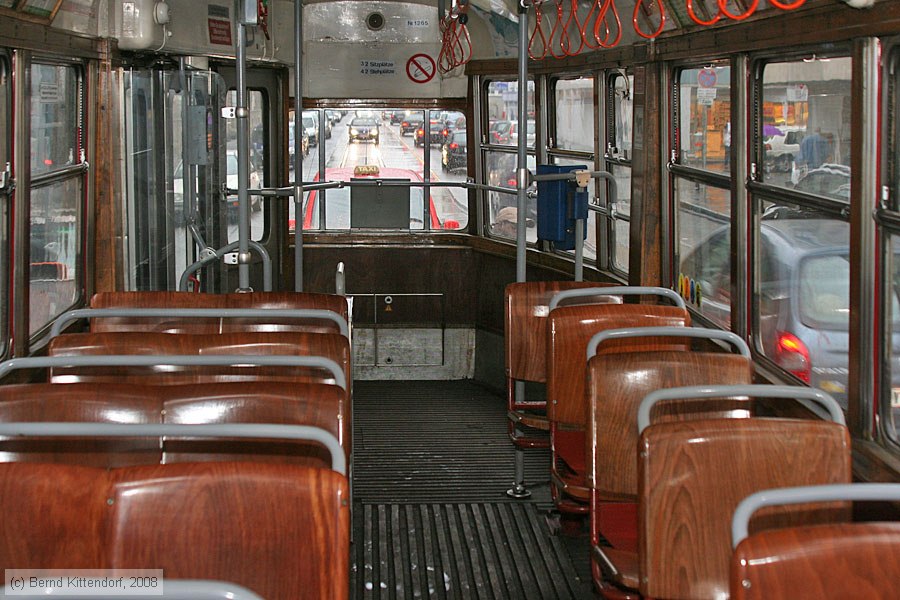 Wien - Stra&szlig;enbahn - 1265 - Innenansicht
/ Bild: wien1265_bk0809150059.jpg