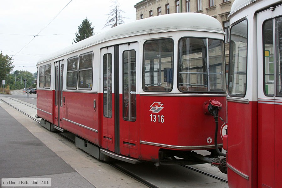 Wien - Straßenbahn - 1316
/ Bild: wien1316_bk0809170225.jpg