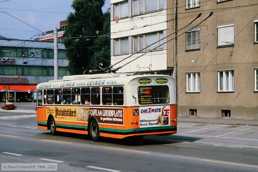 Mürztaler Verkehrs-Gesellschaft - Trolleybus - 12
/ Bild: bruckadm12_ds094324.jpg