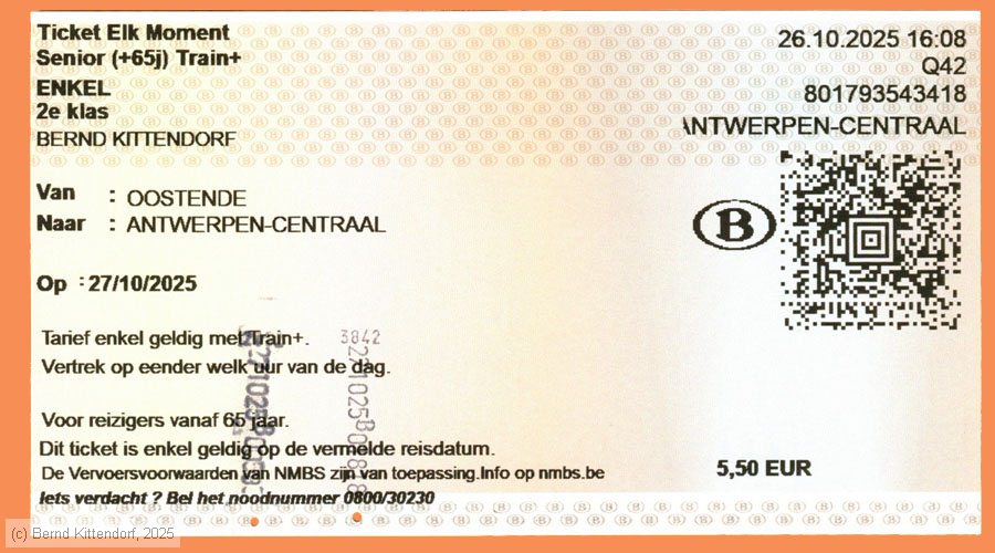 NMBS - Fahrkarte
/ Bild: sncb_fk20251027tekra.jpg