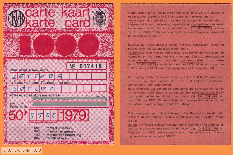 Brüssel - Fahrkarte
/ Bild: bruxelles_fk19790805d.jpg