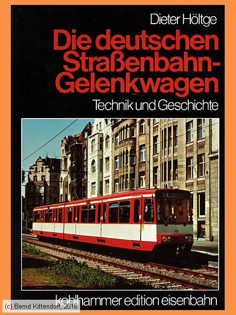 Die deutschen Straßenbahn-Gelenkwagen
/ Bild: buch_isbn3-17-007592-6.jpg