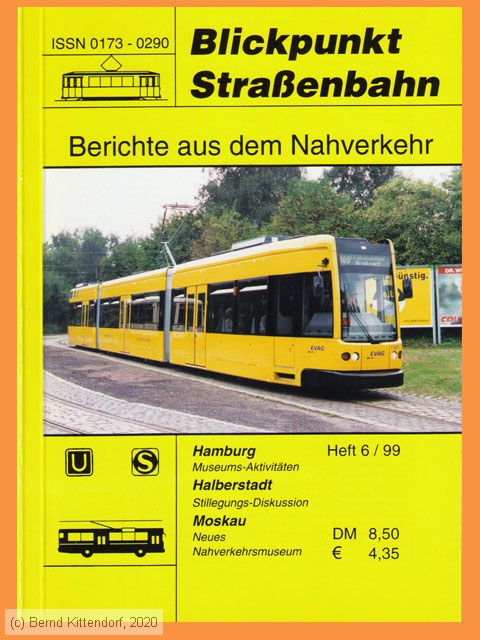 Blickpunkt Straßenbahn
/ Bild: buch_issn0173-0290-199906.jpg