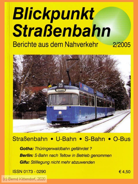 Blickpunkt Straßenbahn
/ Bild: buch_issn0173-0290-200502.jpg