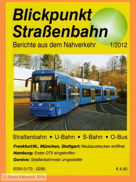 Blickpunkt Straßenbahn
/ Bild: buch_issn0173-0290-201201.jpg