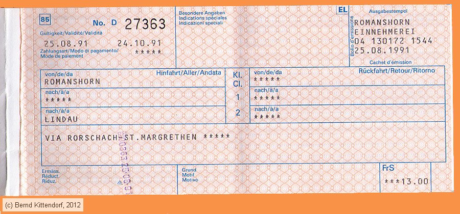 SBB - Fahrkarte
/ Bild: sbb_fk19910825efk2.jpg