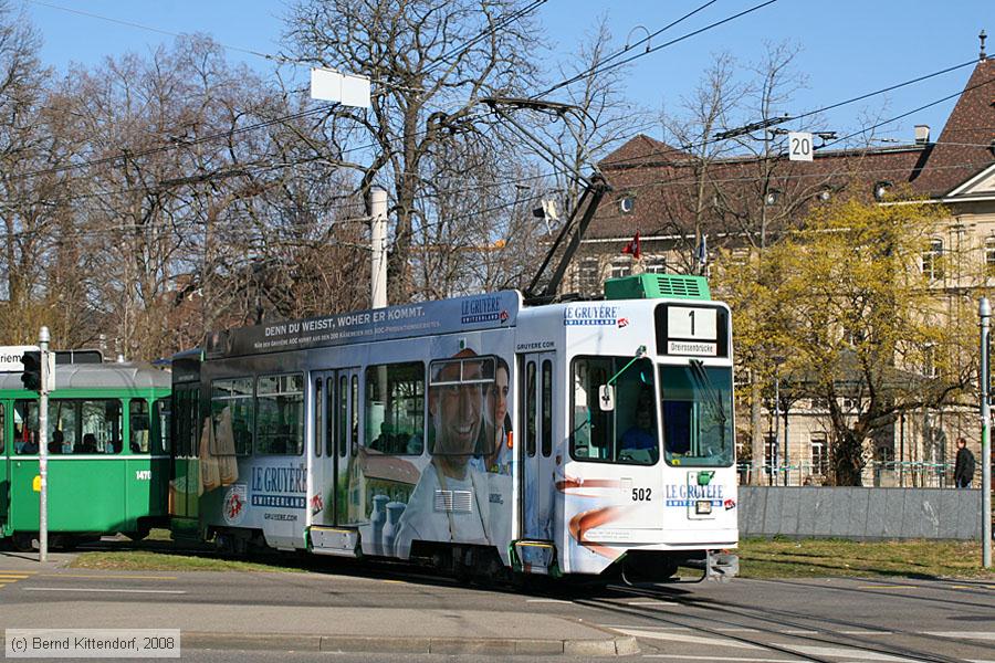 Basel - Stra&szlig;enbahn - 502
/ Bild: basel502_bk0802240195.jpg