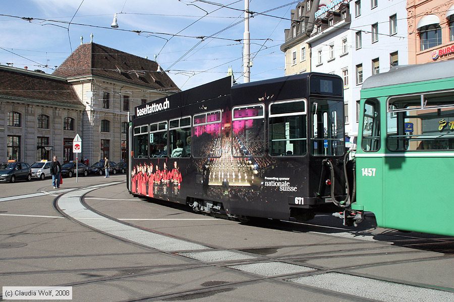 Basel - Straßenbahn - 671
/ Bild: basel671_cw0803300018.jpg Basel - Straßenbahn - 671
/ Bild: basel671_cw0803300018.jpg