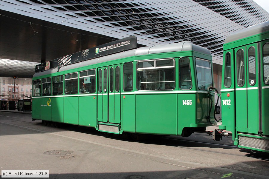 Basel - Straßenbahn - 1455
/ Bild: basel1455_bk1603310317.jpg Basel - Straßenbahn - 1455
/ Bild: basel1455_bk1603310317.jpg