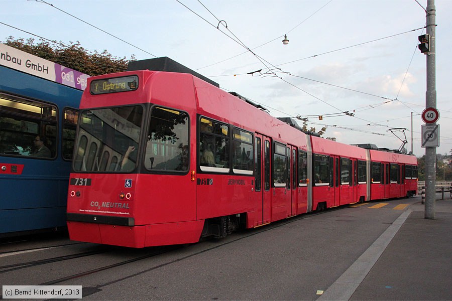 Bern - Straßenbahn - 731
/ Bild: bern731_bk1310020530.jpg