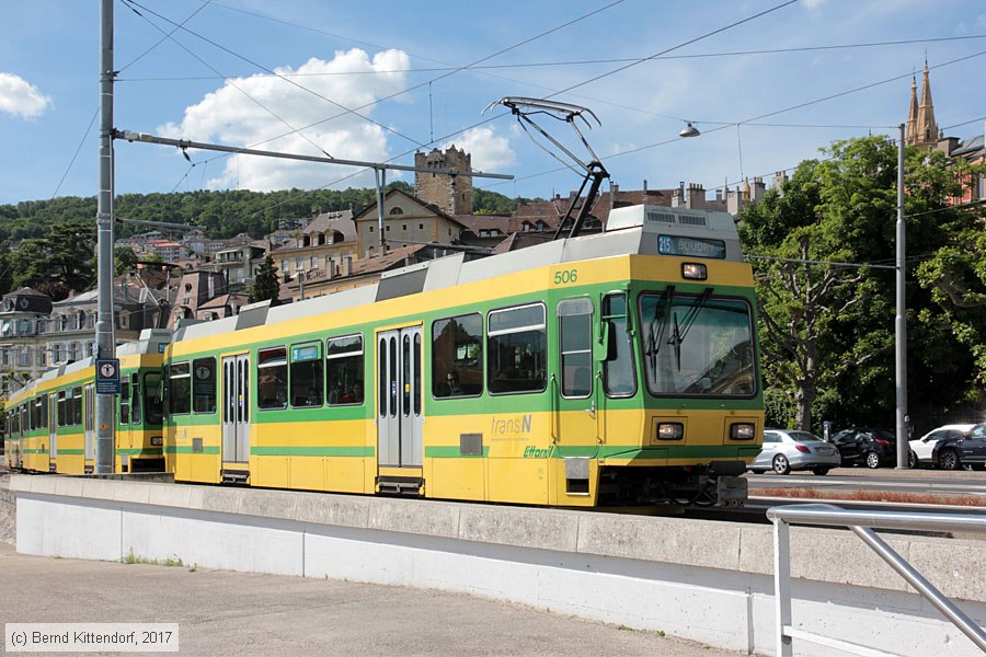 Straßenbahn Neuchâtel - 506
/ Bild: neuchatel506_bk1705230296.jpg
