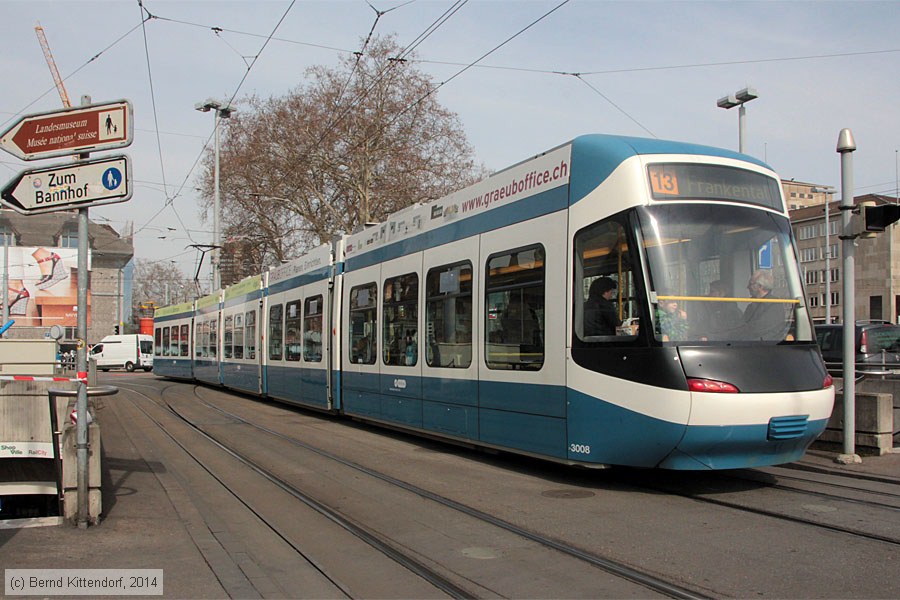 Zürich - Straßenbahn - 3008
/ Bild: zuerich3008_bk1403110204.jpg