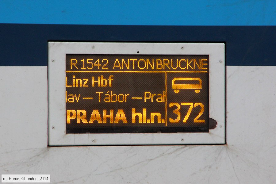 České Dráhy - Zuglaufschild R 1542
/ Bild: zuglaufcdr1542_bk1402120195.jpg
