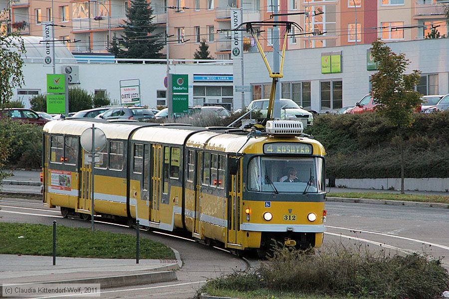 Straßenbahn Plzeň - 312
/ Bild: plzen312_cw1110170384.jpg