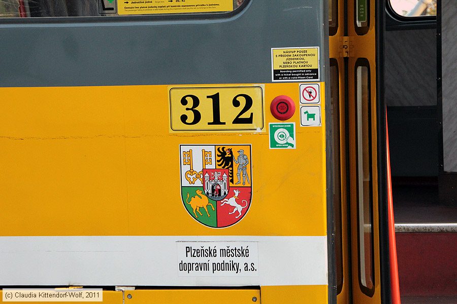 Straßenbahn Plzeň - 312
/ Bild: plzen312_cw1110170390.jpg