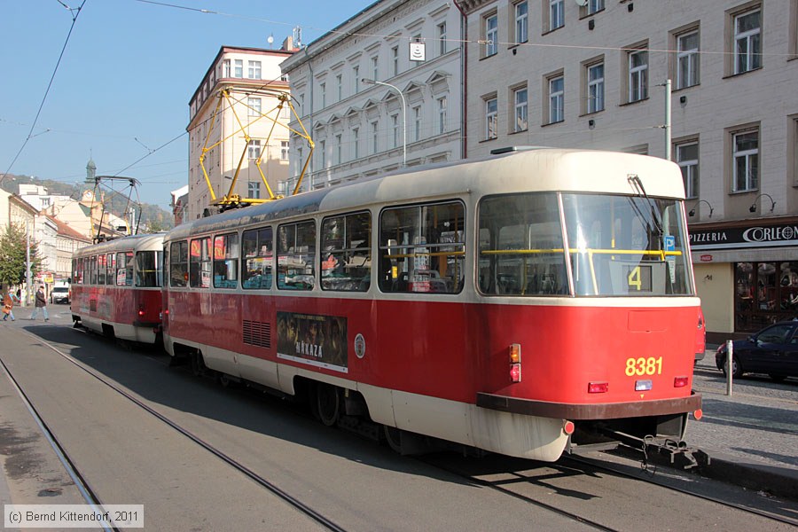Straßenbahn Praha - 8381
/ Bild: praha8381_bk1110210012.jpg Straßenbahn Praha - 8381
/ Bild: praha8381_bk1110210012.jpg
