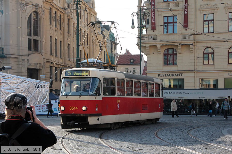 Straßenbahn Praha - 8514
/ Bild: praha8514_bk1110180474.jpg Straßenbahn Praha - 8514
/ Bild: praha8514_bk1110180474.jpg