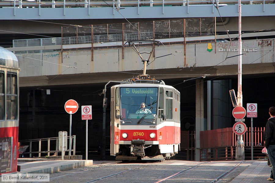 Stra&szlig;enbahn Praha - 8740
/ Bild: praha8740_bk1110180461.jpg