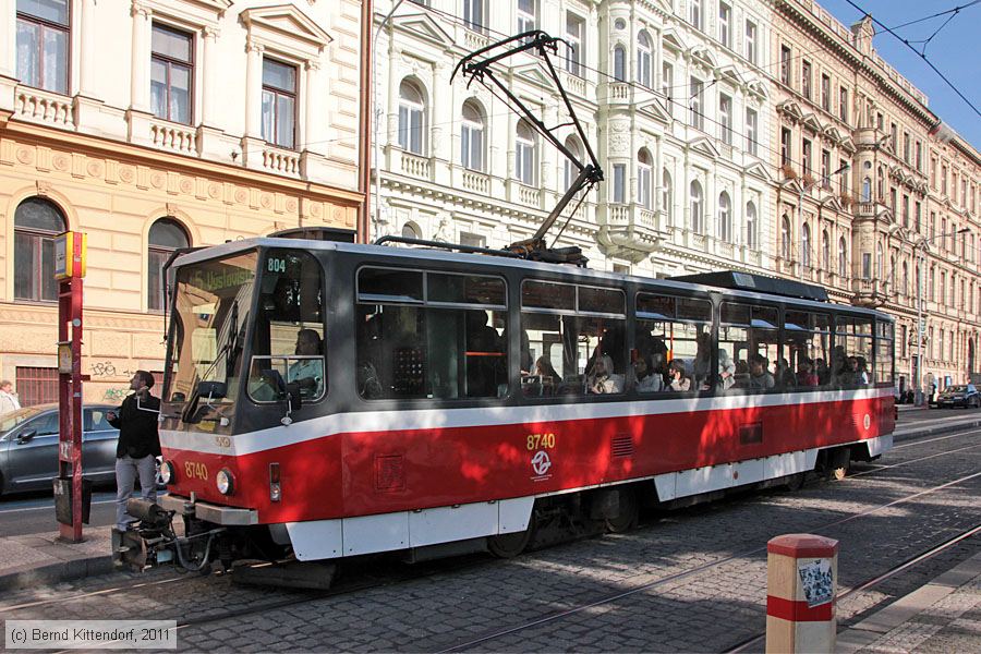 Stra&szlig;enbahn Praha - 8740
/ Bild: praha8740_bk1110180464.jpg