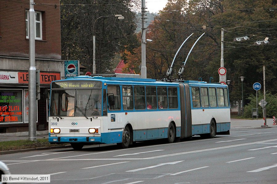 Trolleybus Ostrava - 3512
/ Bild: ostrava3512_bk1110200649.jpg Trolleybus Ostrava - 3512
/ Bild: ostrava3512_bk1110200649.jpg