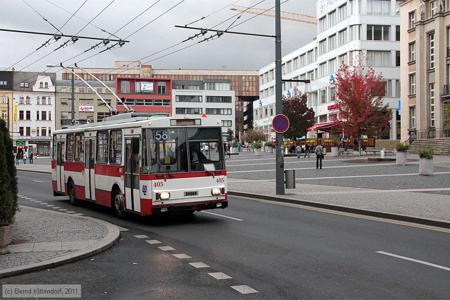 Trolleybus Ústí nad Labem - 403
/ Bild: ustinadlabem403_bk1110190355.jpg