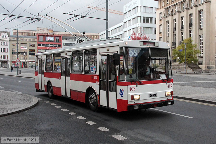 Trolleybus Ústí nad Labem - 403
/ Bild: ustinadlabem403_bk1110190357.jpg