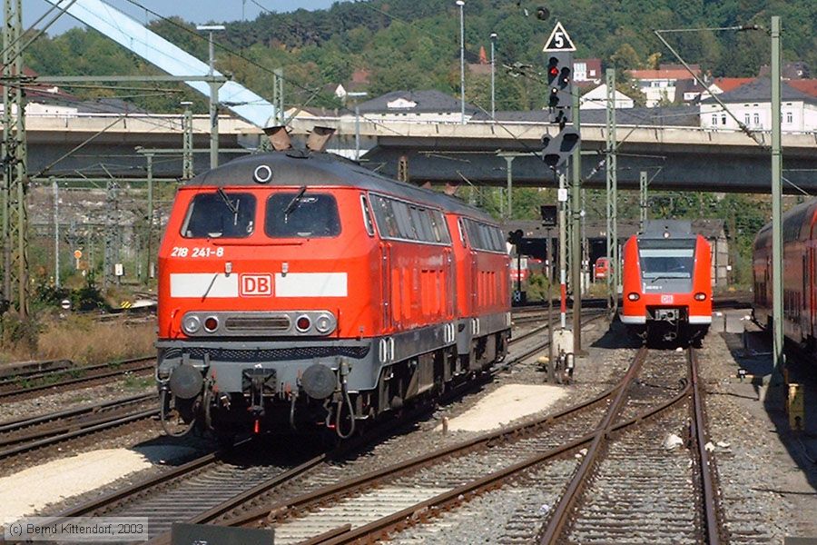 Deutsche Bahn - 218241-8
/ Bild: db2182418_11154.jpg Deutsche Bahn - 218241-8
/ Bild: db2182418_11154.jpg